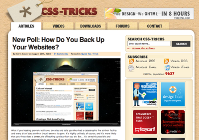 : Interessante Technologien :: CSS-Tricks.com - Der Name sagt eigentlich alles :